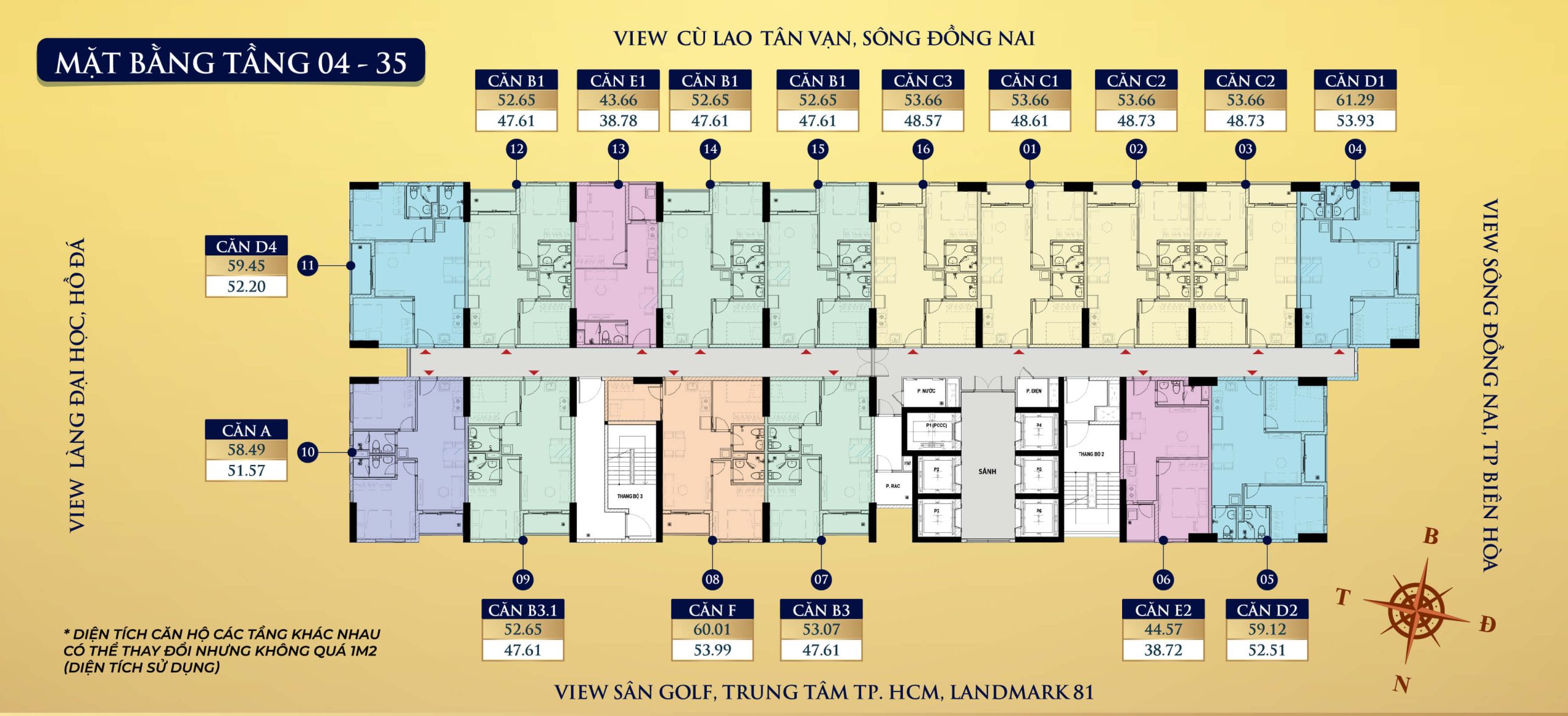 Mặt bằng tầng 4-35